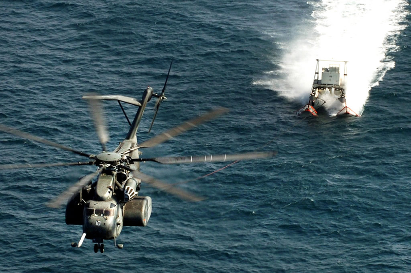 Illustration for article titled How The U.S. Navy Turned An Oil Tanker Into A Helicopter Sea Base